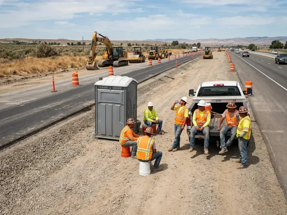 highway-road-construction-crew-007 — frequently asked questions, Porta Potty and Restroom Rentals in Marshall, MO